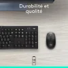 souris sans fil logitech m190 full size 2,4ghz gris anthracite (910 005905)