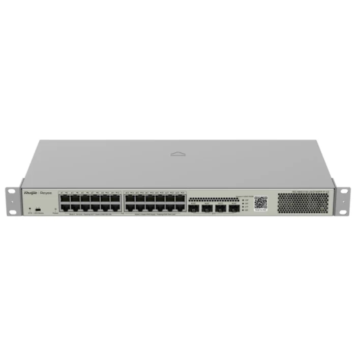 switch réseau reyee nbs3100 24 ports gigabit poe 4 sfp 370w (nbs3100 24gt4sfp pv2)