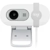 webcam logitech brio 100 full hd caméra usb off white (960 001617)